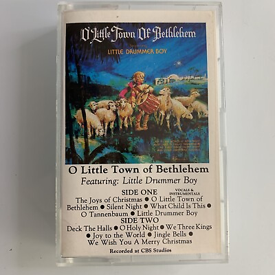 #ad O Little Town of Bethlehem Little Drummer Boy Cassette $4.19