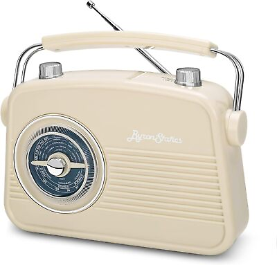 #ad Portable Radio AM FM Vintage Retro with Built in Speakers Longest Lasting $40.79