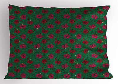 #ad Hawaiian Pillow Sham Decorative Pillowcase 3 Sizes Bedroom Decoration $16.99