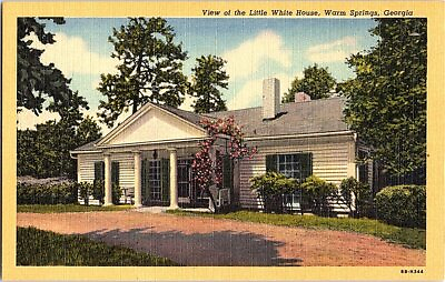 #ad View Little White House Warm Springs Georgia Vintage Postcard Standard View Card $1.49