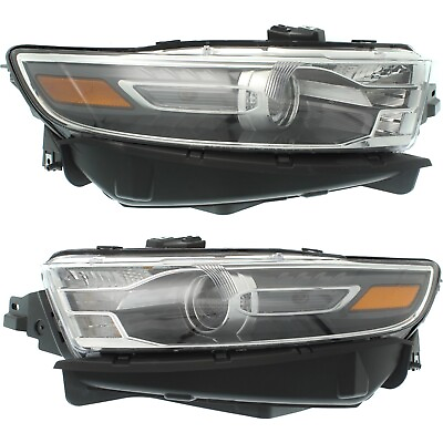 #ad Headlight Set For 2016 2019 Ford Taurus Pair Driver and Passenger Side Headlamp $841.79