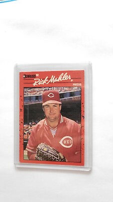 #ad 1990 Donruss Baseball Cincinnati Reds Rick Mahler # 375 C $1.25