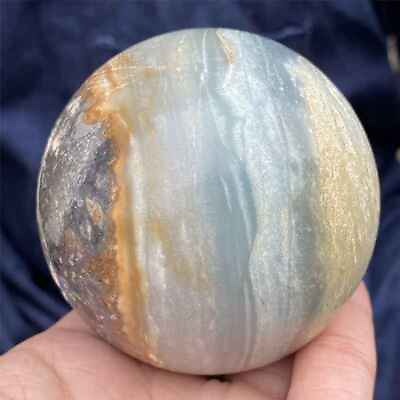 #ad 0.55kg Natural amazonite ball quartz crystal sphere reiki healing $86.00