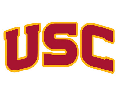 #ad USC Trojans Logo Die Cut Laminated Vinyl Sticker Decal $6.75
