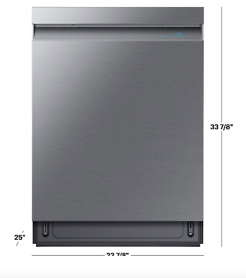 #ad Samsung DW80R9950US Smart Linear Wash 39dBA 24quot; Top Control Built In Dishwasher $629.45