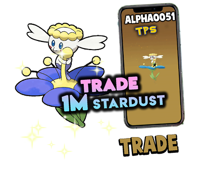 #ad Pokemon Shiny Flabébé Flabebe Million Stardust Trade $4.99