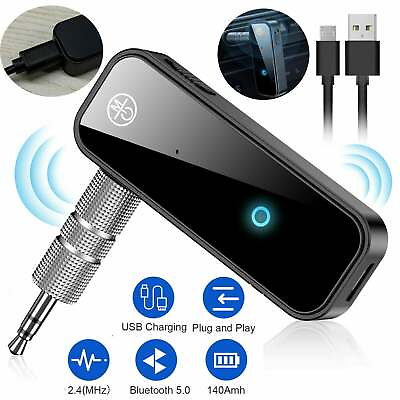#ad #ad Bluetooth 5.0 2in1 Transmitter Receiver Car Wireless Audio Adapter USB 3.5mm Aux $423.73