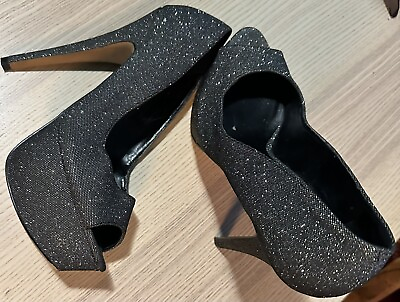 #ad ALDO Sparkling Slate Platform Stiletto Women’s Heels Size 7 Pumps Used $18.00