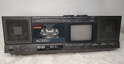 #ad Vintage 1989 GPX Model TVP 3 Boombox Radio TV AM FM Tested works RARE $89.99