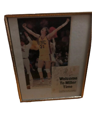 #ad Cheryl Miller Autograph USC Trojans Framed Vintage 1983 Photo Newspaper Article $40.00