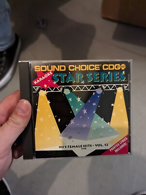 #ad Sound Choice Star Series 90#x27;s Female Hits Vol 12 SC2118 CD CDG $17.99