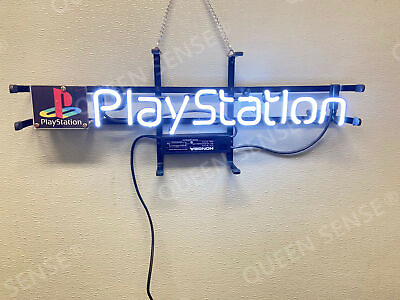 #ad New PlayStation Play Station PS 4 TV Game Room Lamp Neon Light Sign 20quot;x7quot; $130.79