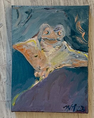 #ad Stingray Sting Ray Original Oil Painting $185.00