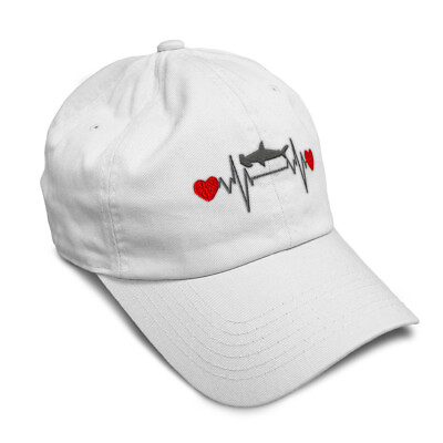 #ad Soft Women Baseball Cap Shark Lifeline A Embroidery Animals Dad Hats for Men $23.99