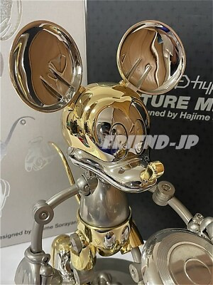 #ad TOMY Medicom Dhyp FUTURE MICKEY GOLD ver. Disney Hajime Sorayama Ltd 1000 Rare $2459.99