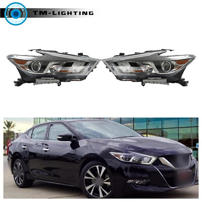 #ad For Maxima S SL SV 2016 2018 Leftamp;Right Side Headlights Assembly Headlamps $216.99