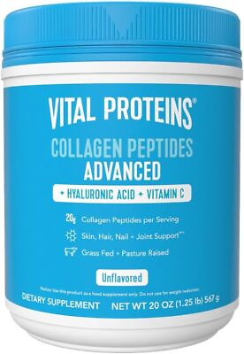 #ad Vital Proteins Collagen Peptides Supplement Powder Unflavored 20 oz $34.90