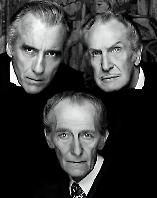 #ad Christopher Lee Vince Price Peter Cushing Photograph Horror Print Photo Picture $6.99