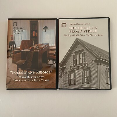 #ad Mary Baker Eddy DVDs by Longyear Museum Lot of 2 Follow and Rejoice amp; Broad St $48.60