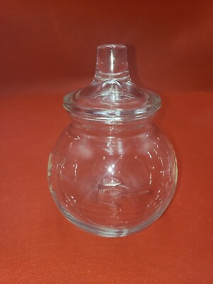 #ad Vintage Princess House Heritage Crystal Cotton Ball Jar Candy Dish #025. 5 1 2quot; $11.99