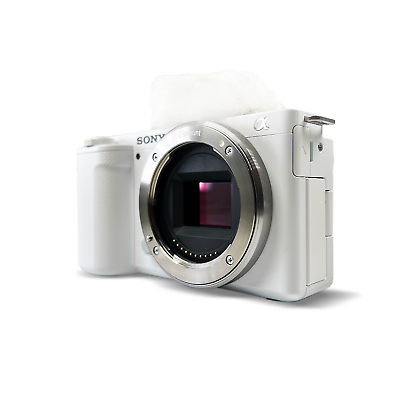 #ad Sony Alpha ZV E10 APS C Interchangeable Lens Mirrorless Vlog Camera White $599.95