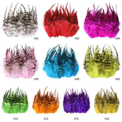 #ad 50 PCs Natural Fowl Feather For Craft Pheasant Plumes Earring Making Decoration $7.99