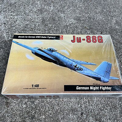 #ad German Night Fighter Model Kit Plane 1 48 Scale Hobby Craft Ju 88G NEW In Box $49.95