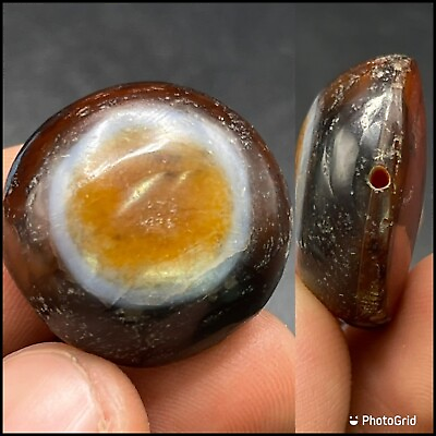 #ad Beautiful Ancient Natural Agate Lukmik Ancient Unique Bead $120.00