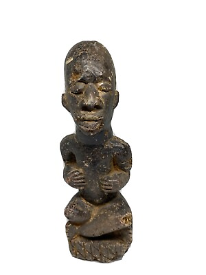 #ad rare authentic African Stone Funerary Art Late 19th To Early 20th Century $600.00