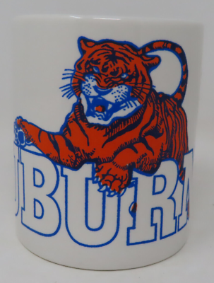 #ad Vintage Auburn University Tigers Coffee Mug Cup War Eagle AU AUBURN MUG LINYI $44.99