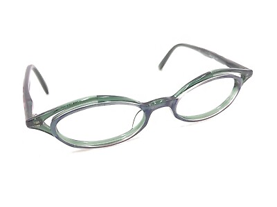 #ad E by Sama Los Angeles Eve Night Green Blue Eyeglasses Frames 46 18 142 Japan $199.99