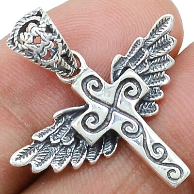#ad Cross 925 Sterling Silver Pendant Jewelry SSS SPJ2101 $18.99
