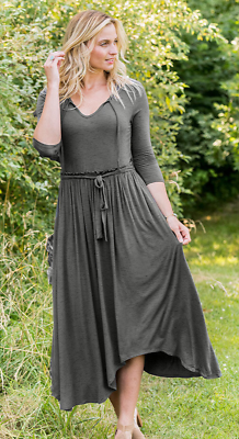 #ad Womens Matilda Jane Choose your own path Go West Maxi Dress size L Large EUC $64.95