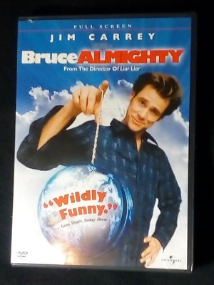 #ad Bruce Almighty Jim Carrey Jennifer Aniston DVD US Seller $8.99
