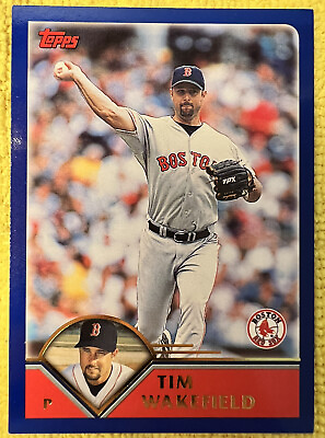 #ad 2003 Topps #217 Tim Wakefield Boston Red Sox $1.75