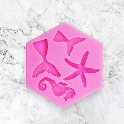 #ad Silicone Mould Healthy Nice looking Starfish Shape Fondant Cake Mold Bakeware $8.22