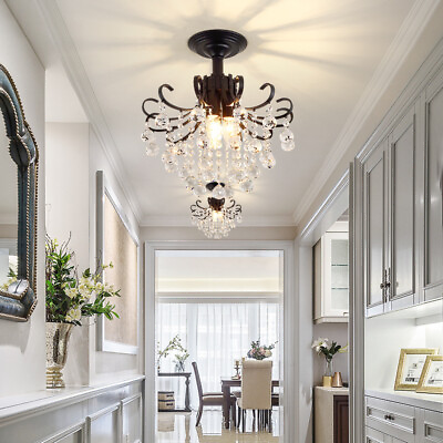 #ad Crystal Kitchen Pendant Lighting Dining Room Chandelier Lights Bar Ceiling Light AU $211.50