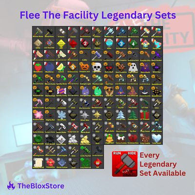 #ad FTF Flee The Facility Legendary Sets GBP 9.00