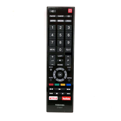 #ad New CT 8547 For Toshiba TV Remote Control 49L5865 49L5865EV 49L5865EA 49L5865EE $7.98