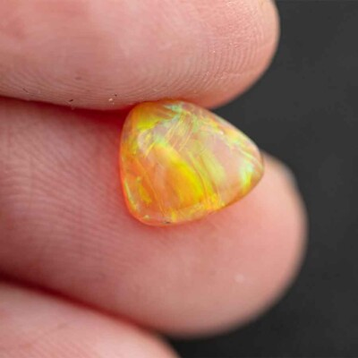 #ad Natural Triangular African Opal Ethiopian Opal $45.07
