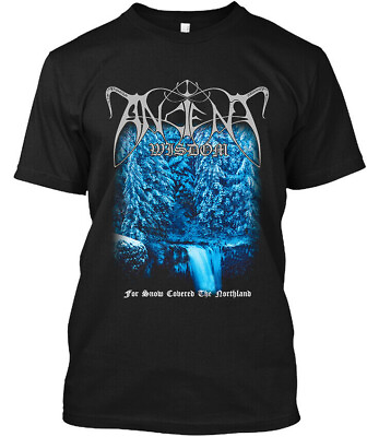 #ad NWT Ancient Wisdom For Snow Covered the Northland Black Metal Band T Shirt S 4XL $18.99