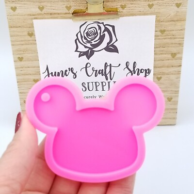 #ad New Mickey Minnie Mouse Hat Key Chain Silicone Mold for Resin Crafts $5.95