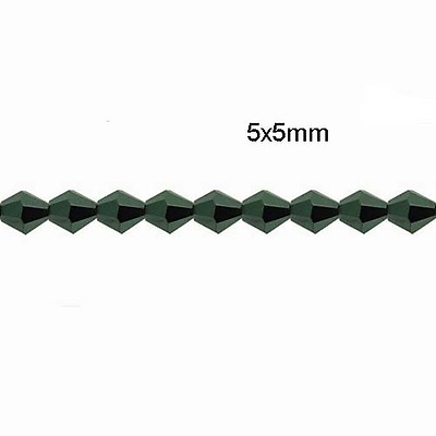 #ad MAGNETIC HEMATITE STONE BEADS PRECISION FACETED BICONE 5MM BEAD STRANDS MH61C $10.99