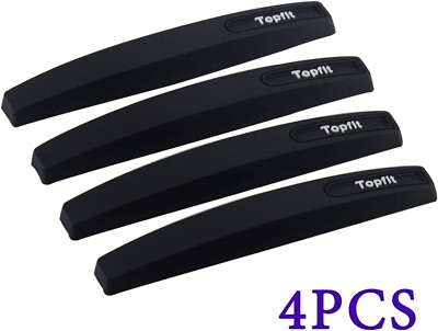 #ad Car Side Door Edge Guards Protector Black Scratch Guard for Car Rubber 4 pieces $8.99