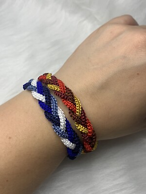 #ad Woven braided braceletunisex boho minimalist style Two Color Available $28.99