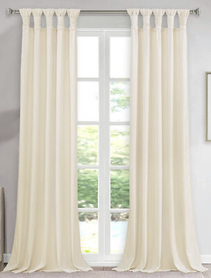 #ad StagH Ivory Velvet Curtain 52 96 Large $64.99