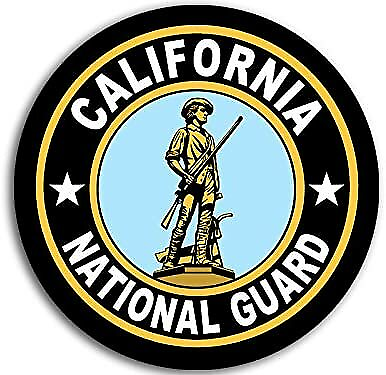 #ad 3 inch Round California National Guard Seal Sticker Logo Insignia Army US CA $9.00
