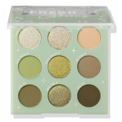 #ad ColourPop Pressed Powder Eyeshadow Makeup Palette in Fresh Greens 0.3oz $14.99