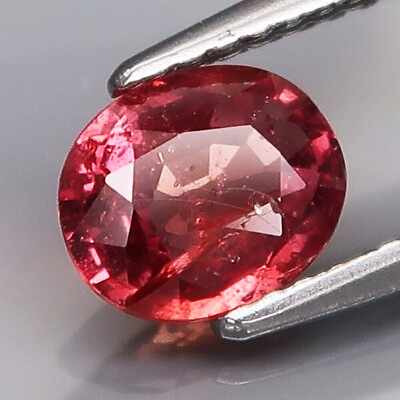 #ad 1.05Ct Natural Hot Pink Sapphire Unheated Tanzania Oval Loose Gemstone See Video $65.00