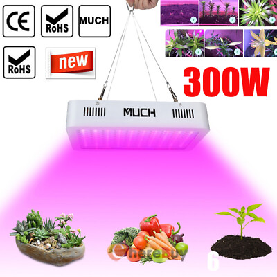 #ad 300W LED Grow Light Full Spectrum Indoor Hydroponic Veg Flower Plant Lamp Panel $68.99